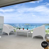 Aruba Tub Chair+Tequila Lounge Table 3pce