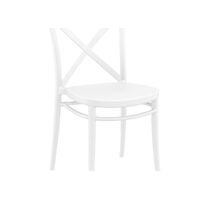 Cross Chair - White